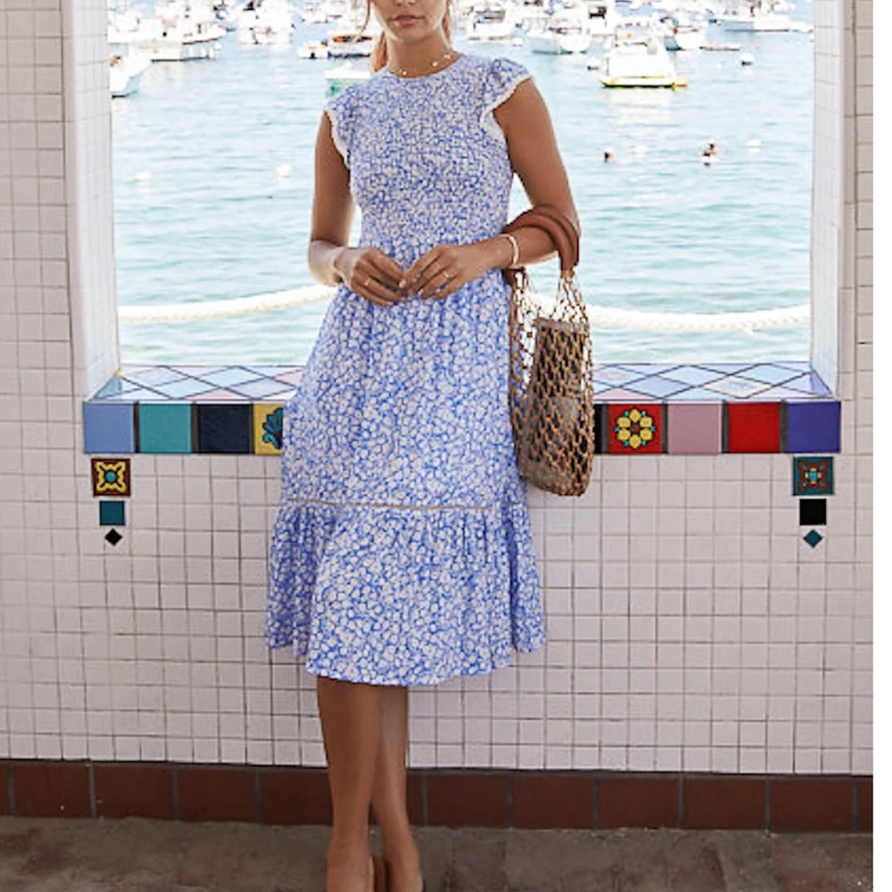 Lost + wander midi dress